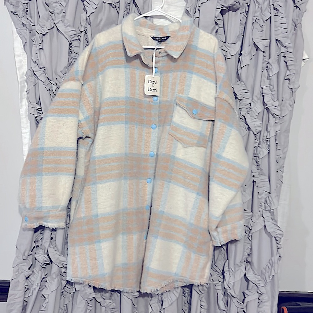 2x Davis & Dani Blue Button Down